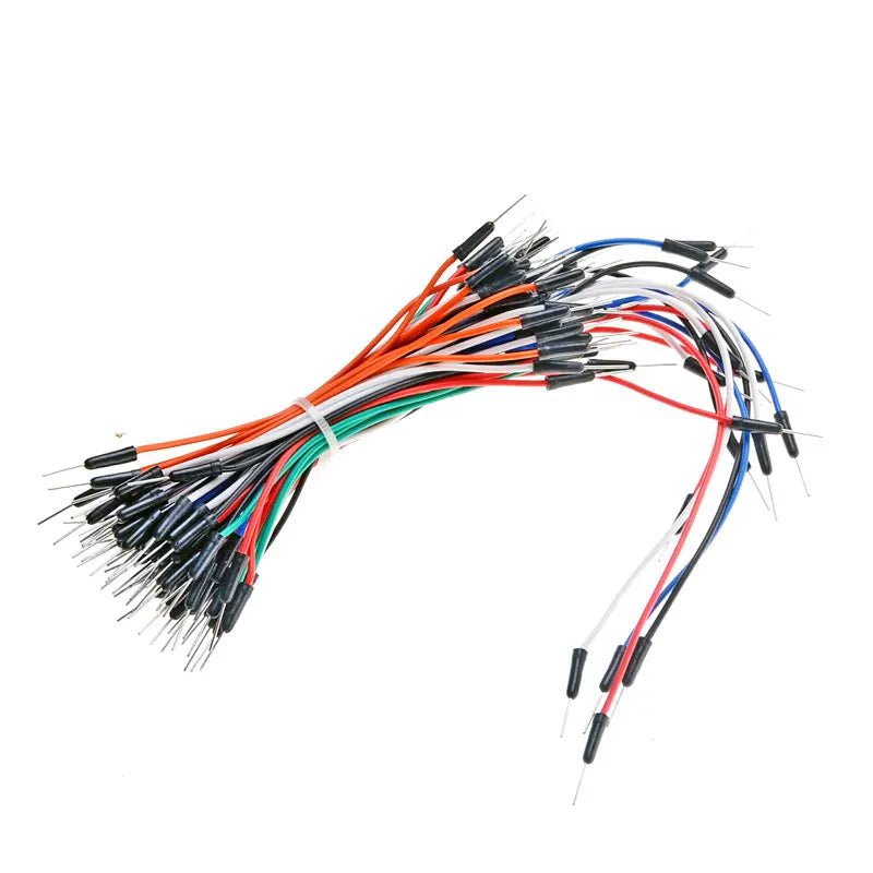 65pcs/Lot New Solderless Flexible Breadboard Jumper wires Cables Bread plate line