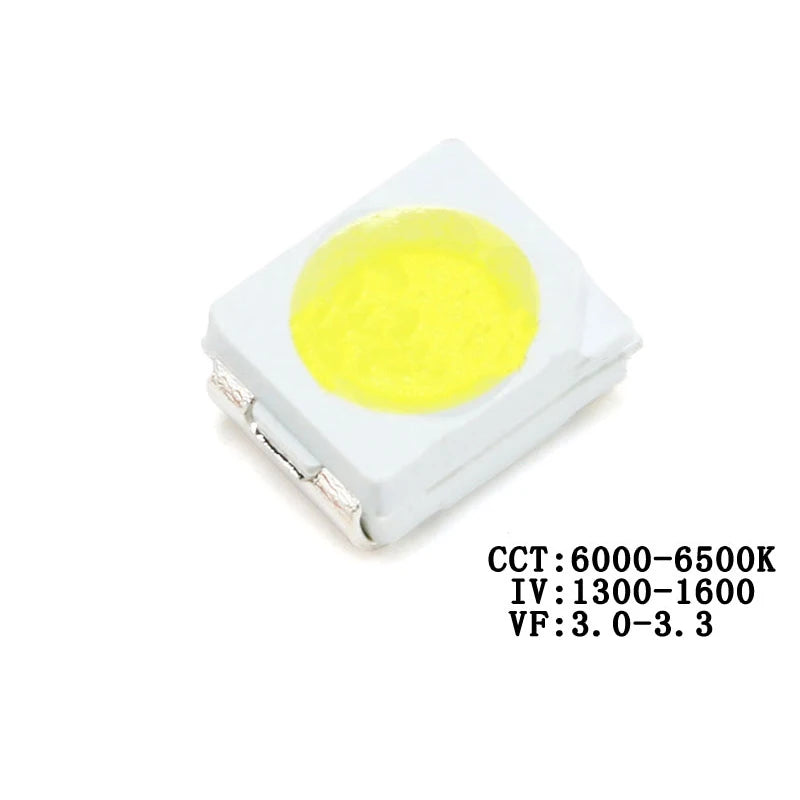 100pcs Super Bright 3528 1210 SMD LED Red/Green/Blue/Yellow/White/UV/ICE LED Diode