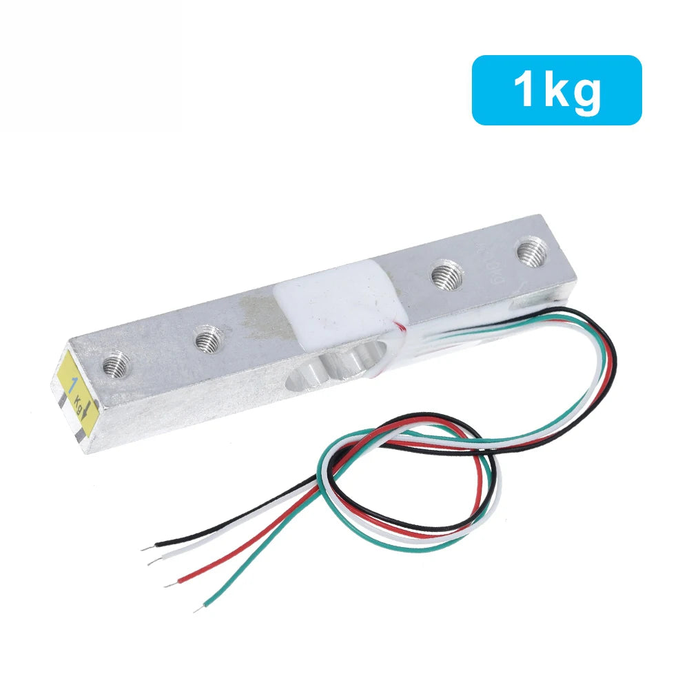 Load Cell Weight Sensor 1KG 5KG 10KG 20KG HX711 Module Electronic Scale Aluminum Alloy Weighing Pressure Sensor Ad Module