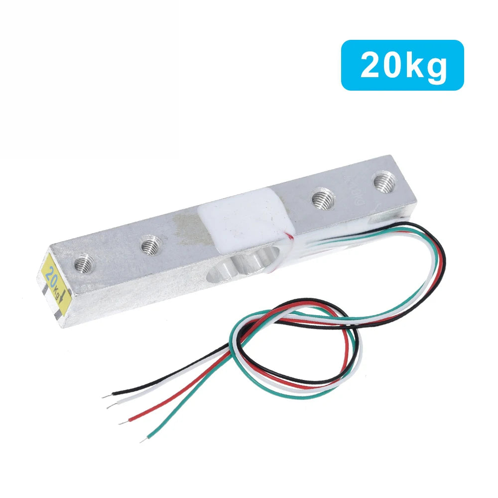 Load Cell Weight Sensor 1KG 5KG 10KG 20KG HX711 Module Electronic Scale Aluminum Alloy Weighing Pressure Sensor Ad Module