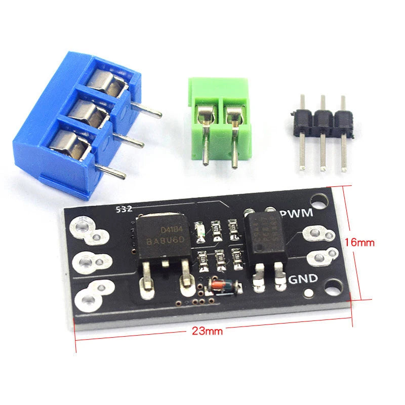 FR120N LR7843 AOD4184 D4184 Isolated MOSFET MOS Tube FET Module Replacement Relay 100V 9.4A 30V 161A 40V 50A Board