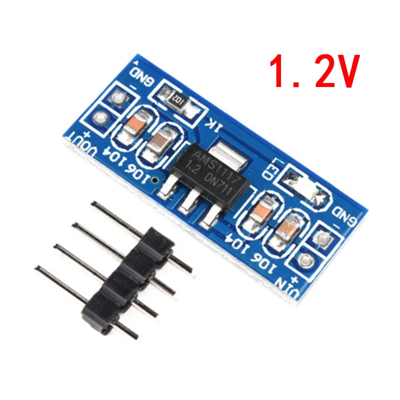 5pcs AMS1117 1.2V 1.5V 1.8V 2.5V 3.3V 5V power supply module AMS1117-5.0V power module AMS1117-3.3V