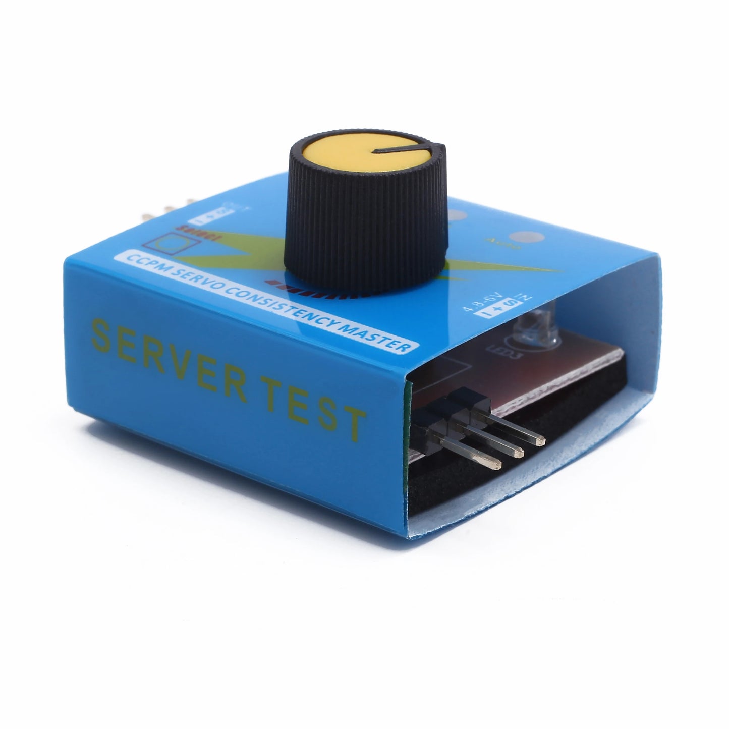 Servo Tester Gear Test CCPM Consistency Master Checker 3CH 4.8-6V with Indicator Light