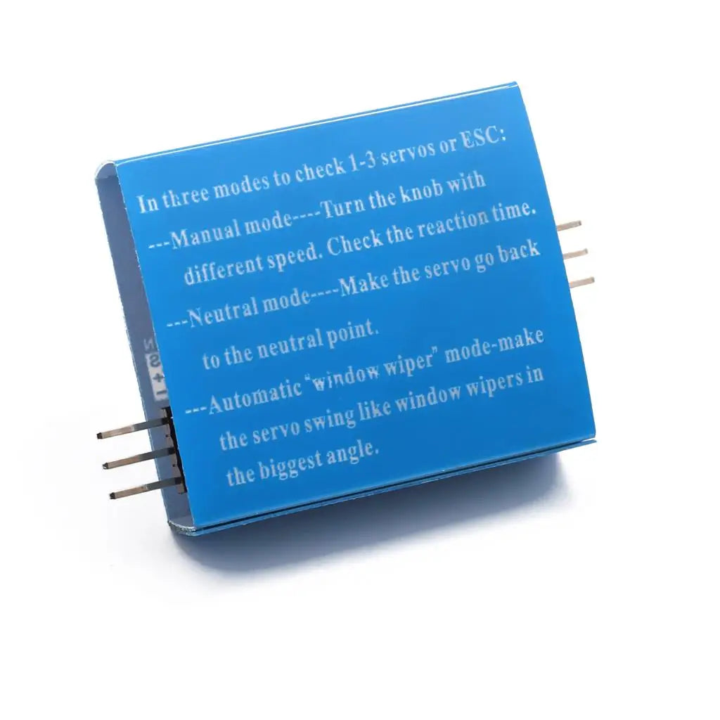 Servo Tester Gear Test CCPM Consistency Master Checker 3CH 4.8-6V with Indicator Light