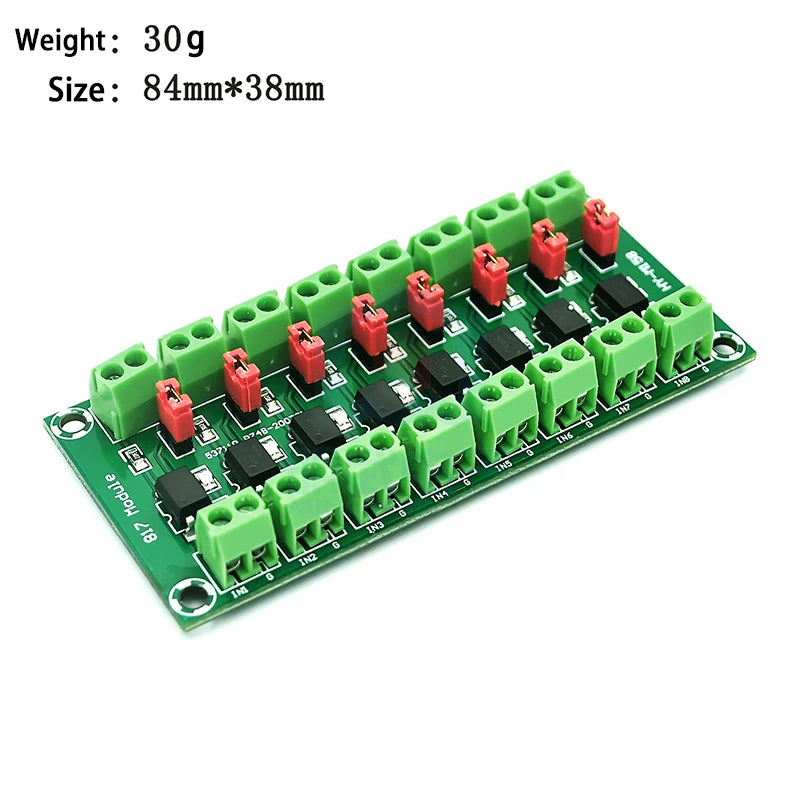 PC817 2 4 8 Channel Optocoupler Isolation Board Voltage Converter Adapter Module 3.6-30V Driver Photoelectric Isolated Module