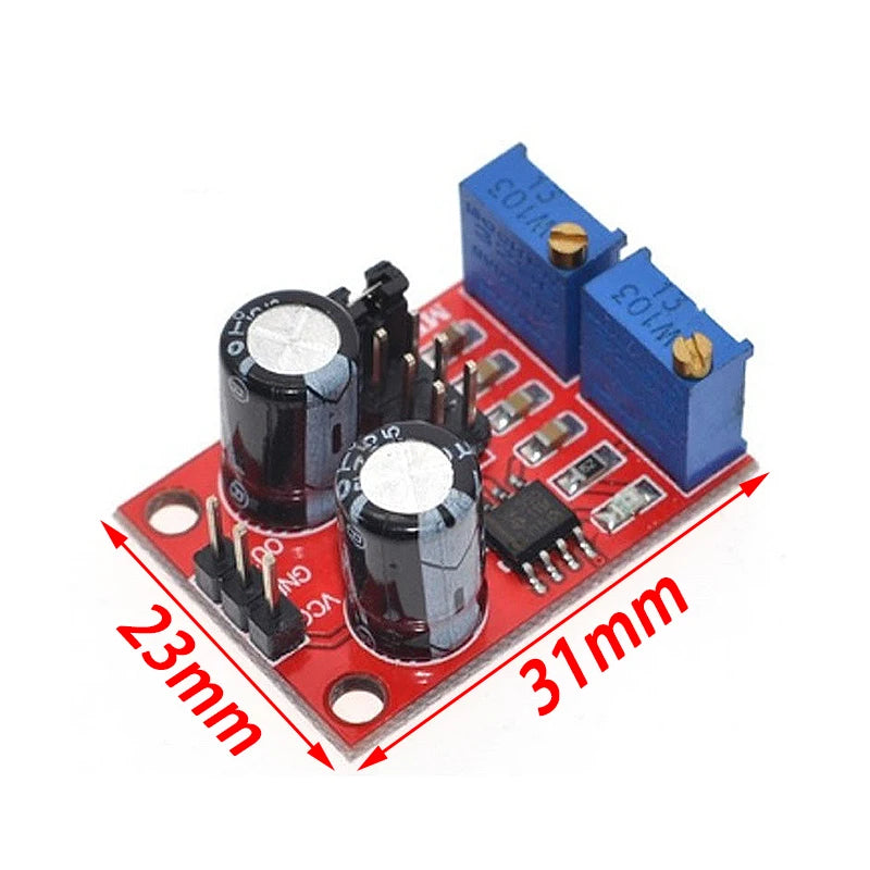 NE555 Pulse Frequency Duty Cycle Adjustable Module Square Wave 5V-12V Signal Generator For Arduino Smart Car