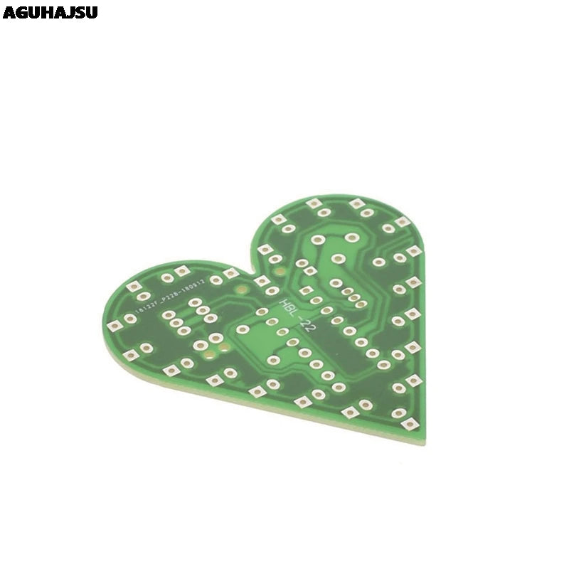DIY Kit Heart Shape Breathing Lamp Kit DC 4V-6V Breathing LED Suite Red White Blue Green DIY Electronic Production for Learning