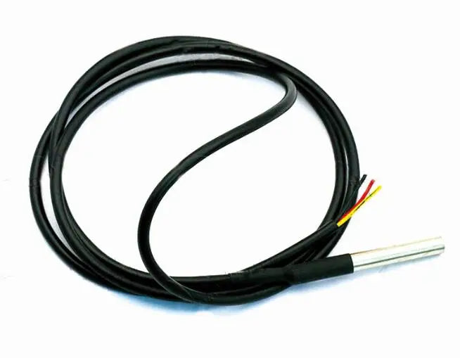 1PCS DS1820 Stainless steel package Waterproof DS18b20 temperature probe temperature sensor 18B20 For Arduino