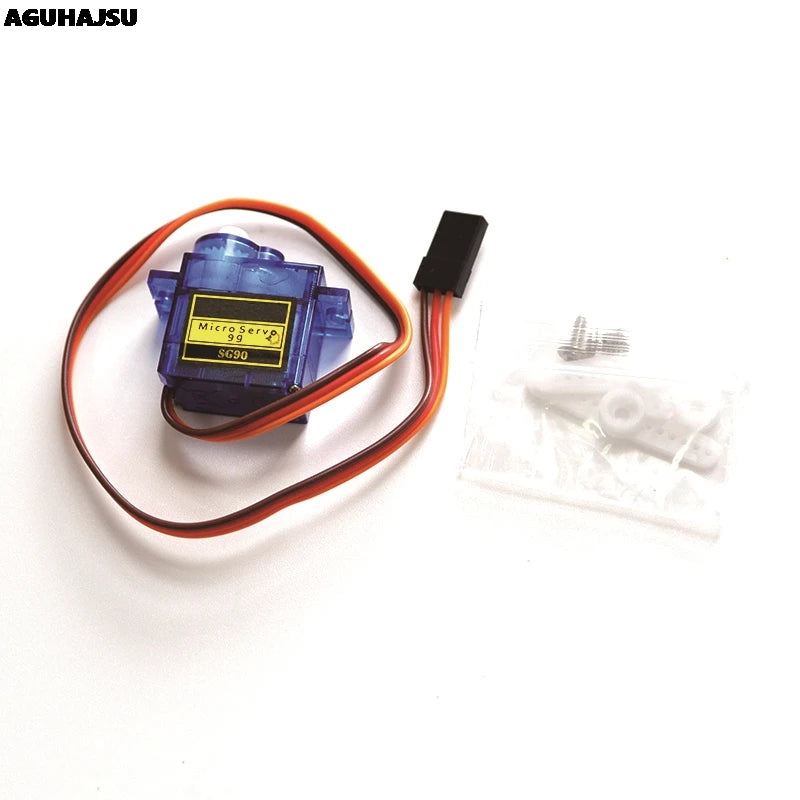 Official Smart Electronics Rc Mini Micro 9g 1.6KG Servo SG90 for RC 250 450 Helicopter Airplane Car Boat For Arduino DIY