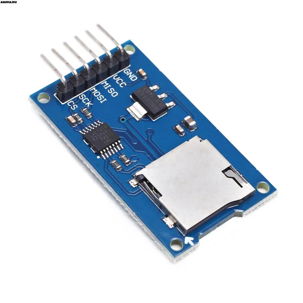 1pcs/lot Micro SD card mini TF card reader module SPI interfaces with level converter chip for arduino