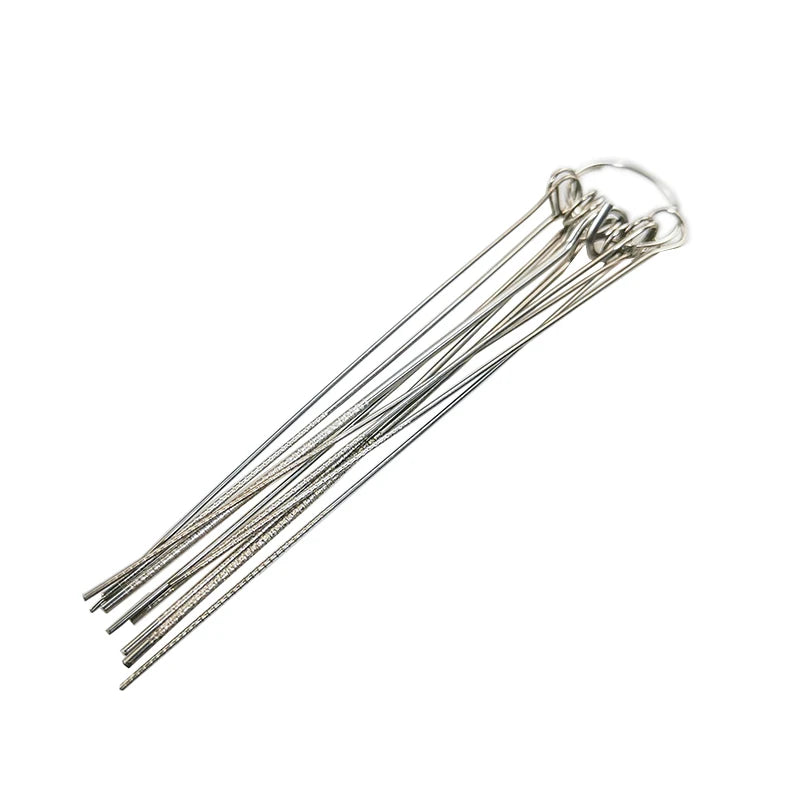 10 Stainless Steel Needle Set PCB Electronic Circuit Through Hole Needle Desoldering Welding Repair Tool 100mm 0.5-1.5mm 10 sets