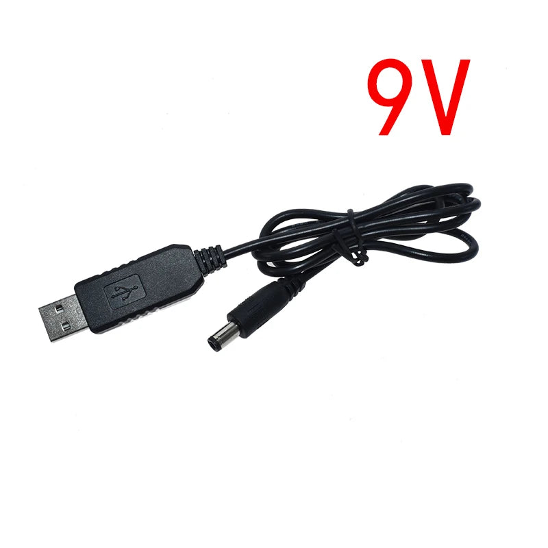 USB power boost line DC 5V to DC 9V / 12V Step UP Module USB Converter Adapter Cable 2.1x5.5mm Plug