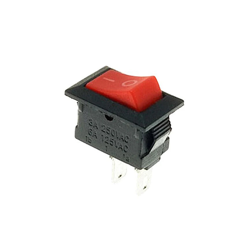 10pcs/lot 10*15mm SPST 2PIN ON/OFF G130 Boat Rocker Switch KCD11 3A/250V Car Dash Dashboard Truck RV ATV Home