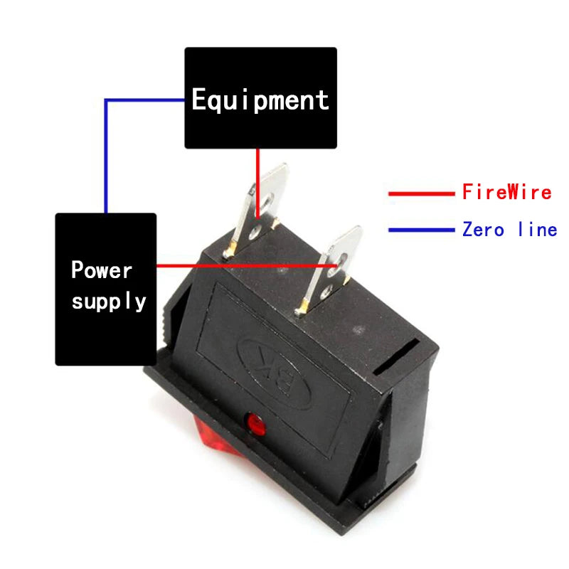 10pcs/lot 10*15mm SPST 2PIN ON/OFF G130 Boat Rocker Switch KCD11 3A/250V Car Dash Dashboard Truck RV ATV Home