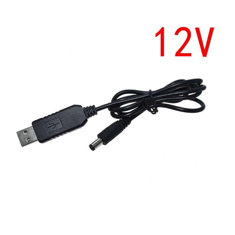 USB power boost line DC 5V to DC 9V / 12V Step UP Module USB Converter Adapter Cable 2.1x5.5mm Plug