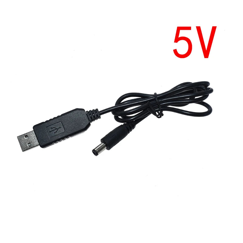 USB power boost line DC 5V to DC 9V / 12V Step UP Module USB Converter Adapter Cable 2.1x5.5mm Plug