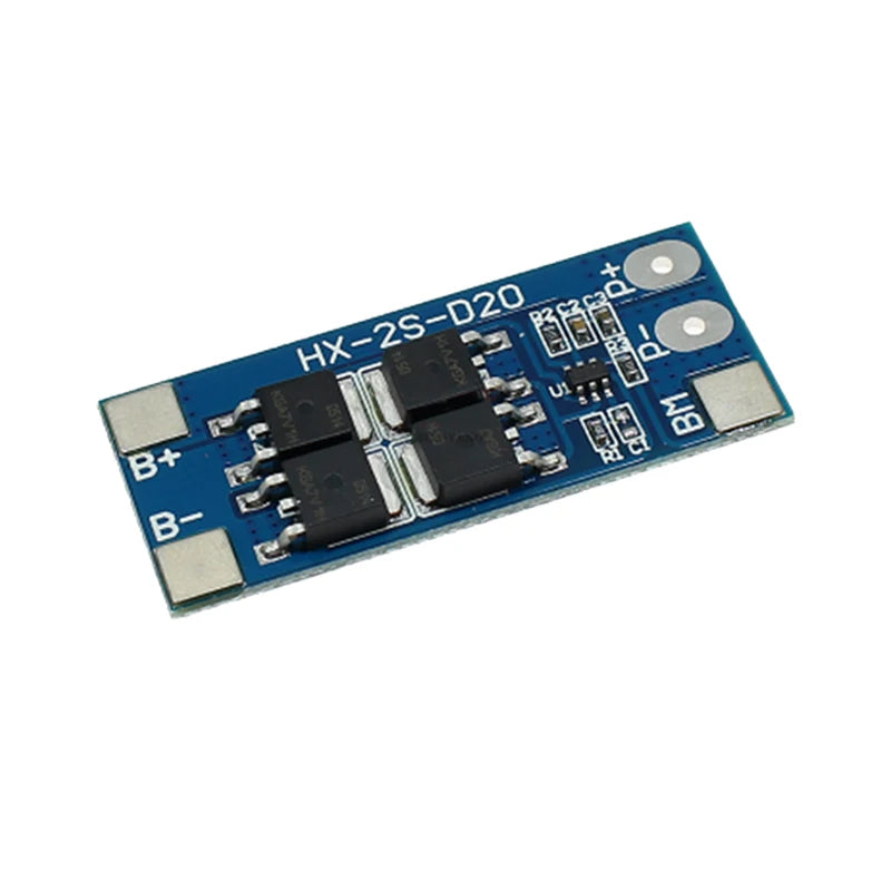 2S 10A 7.4V 18650 lithium battery protection board 8.4V balanced function/overcharged protection