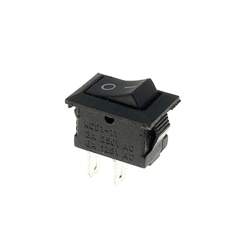 10pcs/lot 10*15mm SPST 2PIN ON/OFF G130 Boat Rocker Switch KCD11 3A/250V Car Dash Dashboard Truck RV ATV Home