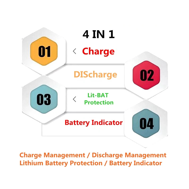MH-CD42 DC 5V 2.1A Mobile Power Diy Board 4.2V Charge/Discharge(boost)/battery protection/indicator module 3.7V lithium 18650