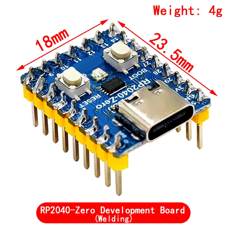 Original Raspberry Pi PICO development board module RP2040-Zero mini microcontroller dual-core Cortex M0+ processor 2MB FlashUSB