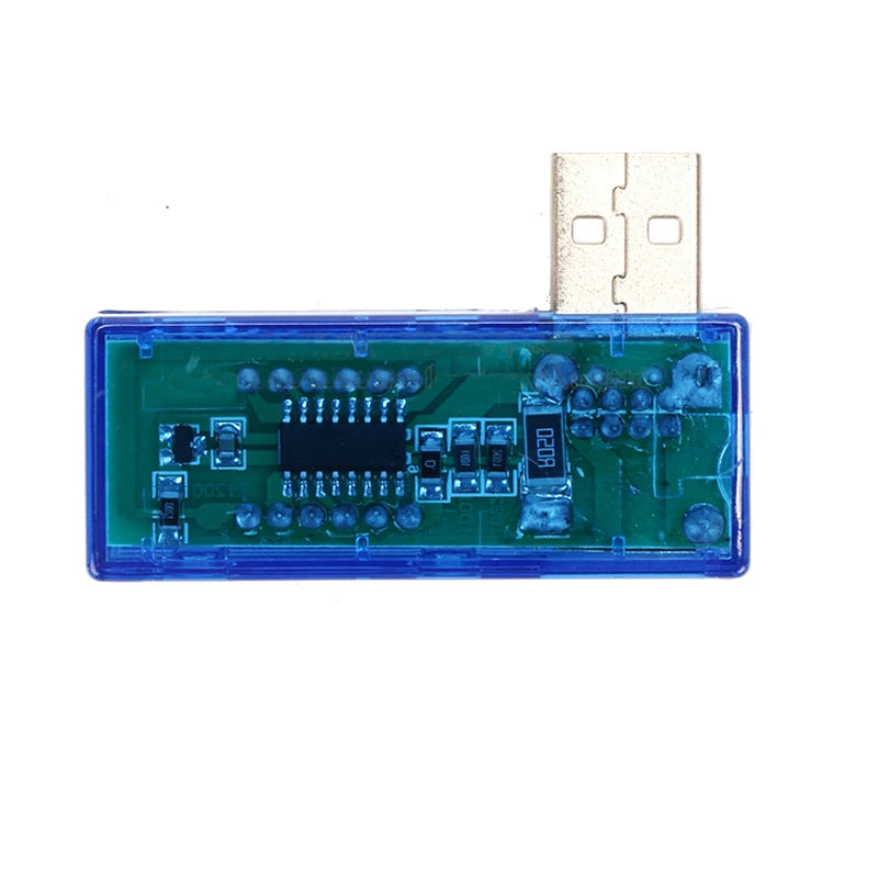Digital USB Mobile Power charging current voltage Tester Meter Mini USB charger doctor voltmeter ammeter Turn transparent