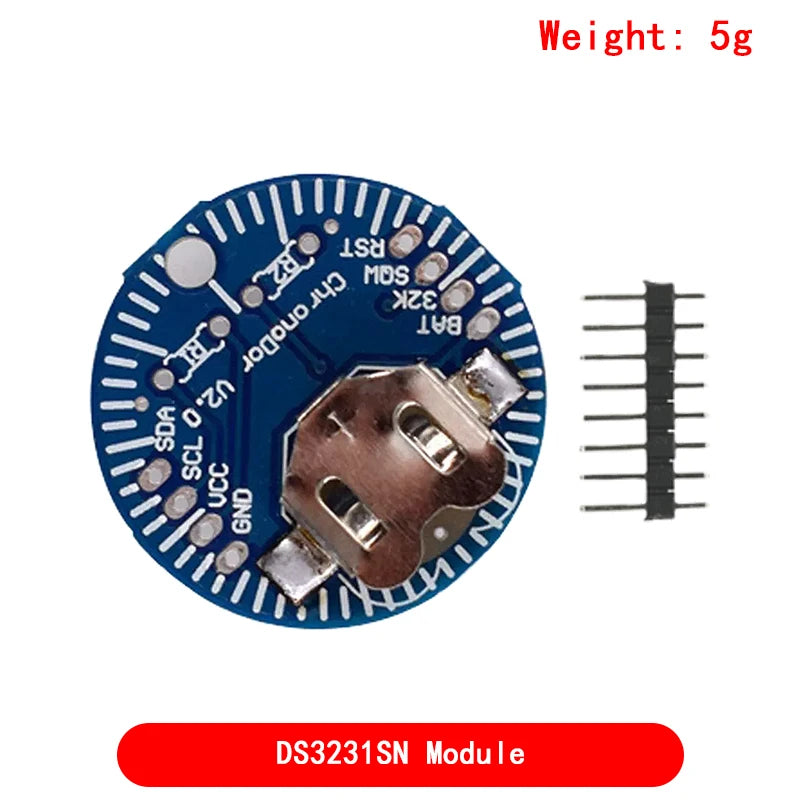 1PCS PCF8563 DS3231 PCF8523 AT24C32 DS1302 DS2121SN IIC Precision RTC Real Time Clock Memory Module For Arduino new original