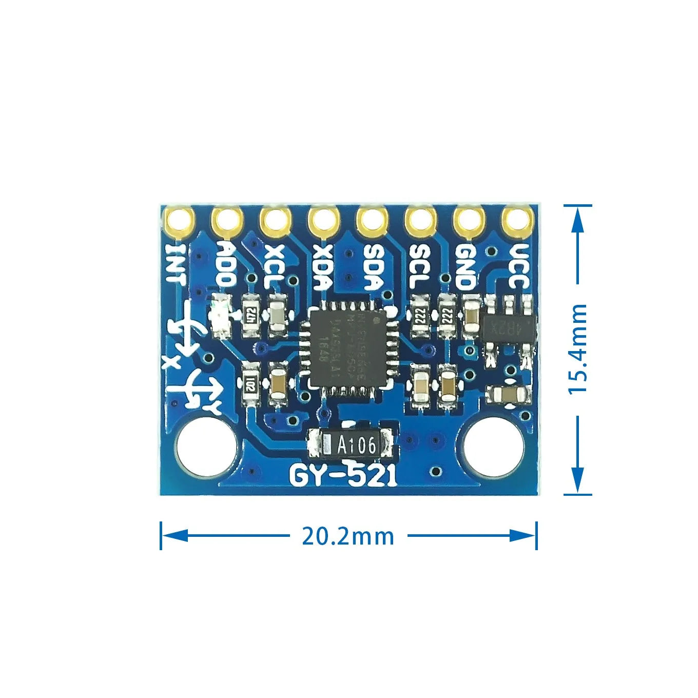 GY-521 MPU-6050 MPU6050 Module 3 Axis gyro sensors+ 3 Axis Accelerometer Module