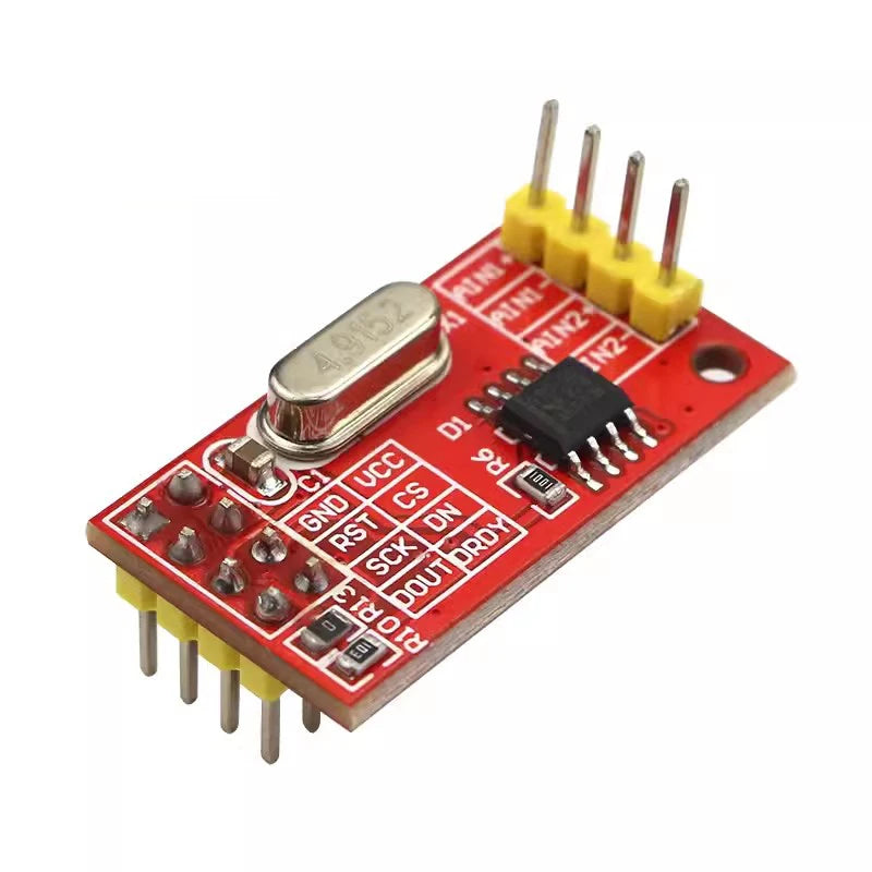 official AD7705 Dual 16 bit ADC Data Acquisition Module Input Gain Programmable SPI Interface TM7705