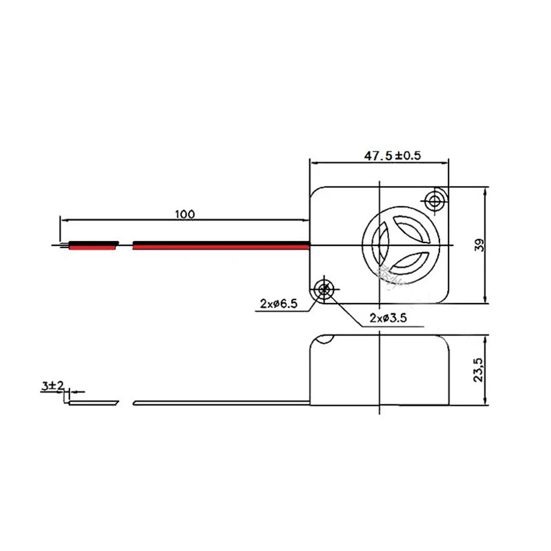 Anti-theft Car Burglar Alarm 6/12/15V 120dB Active High Decibel Buzzer Safe Box Burglar Alarm Car Accessories QSI-4840