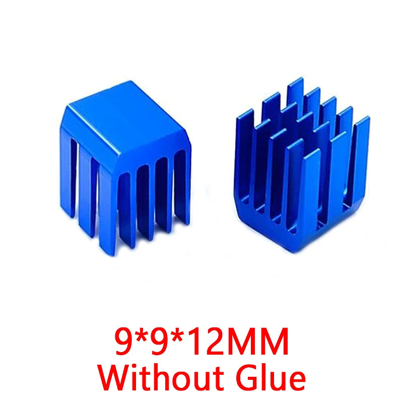 5PCS/LOT 3D Printer For Raspberry Pi Heat Sink A4988 chip Aluminum Heatsink Radiator Cooling Kit For Raspberry Pi