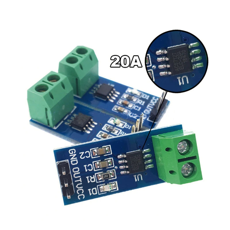 ACS712 5A 20A 30A Range Hall Current Sensor Module For Arduino ACS712-30A ACS712-20A