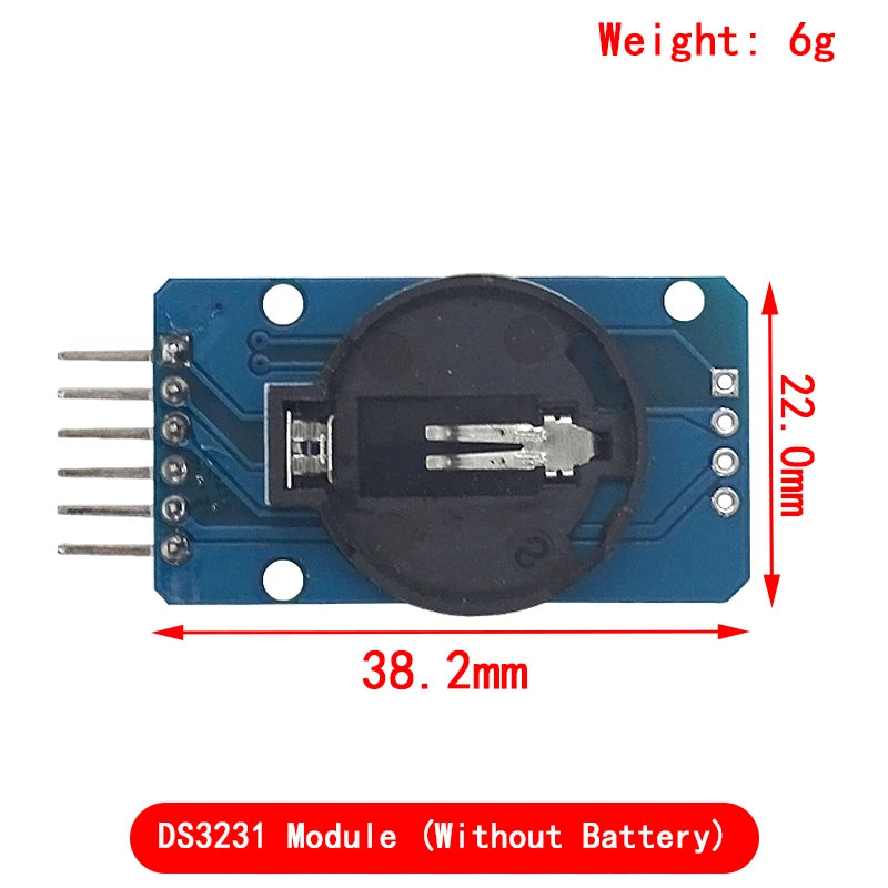 1PCS PCF8563 DS3231 PCF8523 AT24C32 DS1302 DS2121SN IIC Precision RTC Real Time Clock Memory Module For Arduino new original