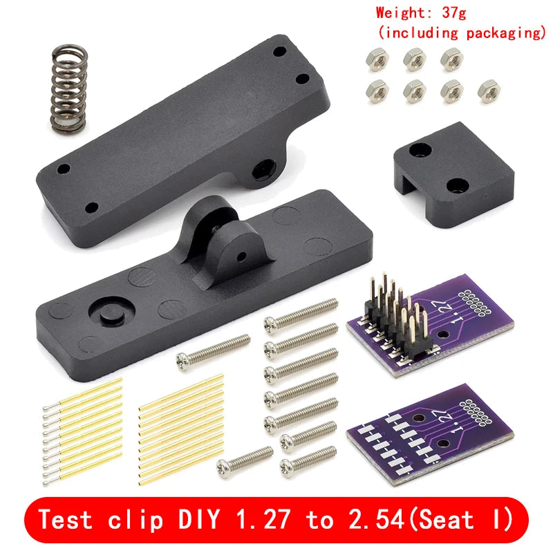 Test clip DIY program burning clip PCB fixture spacing 2.54mm 2.0mm 1.5mm1.27mm