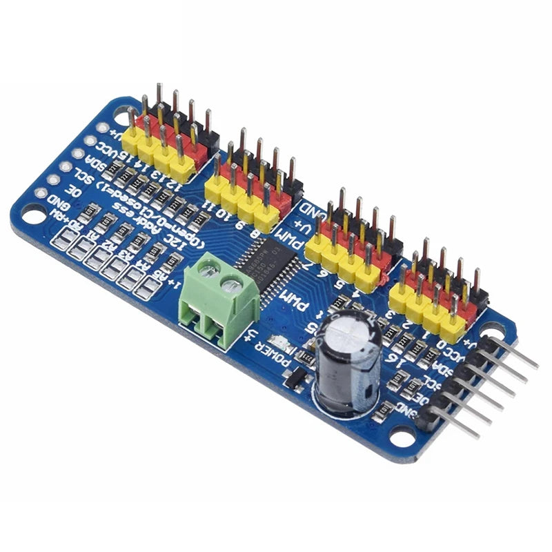 PCA9685PW 16 Channel 12-bit PWM/Servo Driver-I2C interface PCA9685 module Raspberry pi shield module servo shield