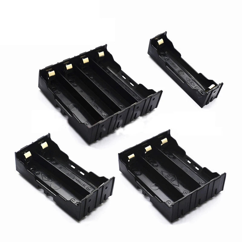 Abs 18650 Power Bank Gevallen 1X 2X 3X 4X 18650 Batterij Houder Opbergdoos Geval 1 2 3 4 Slot batterijen Container Met Harde Pin