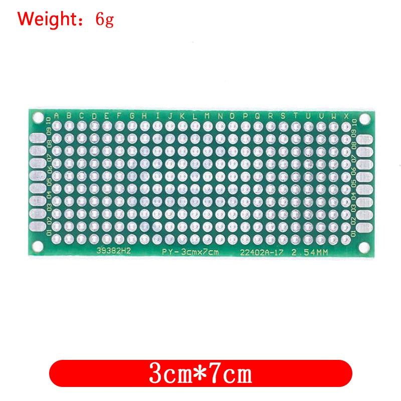 9x15 8x12 7x9 6x8 5x7 4x6 3x7 2x8 cm Double Side Prototype Diy Universal Printed Circuit PCB Board Protoboard For Arduino