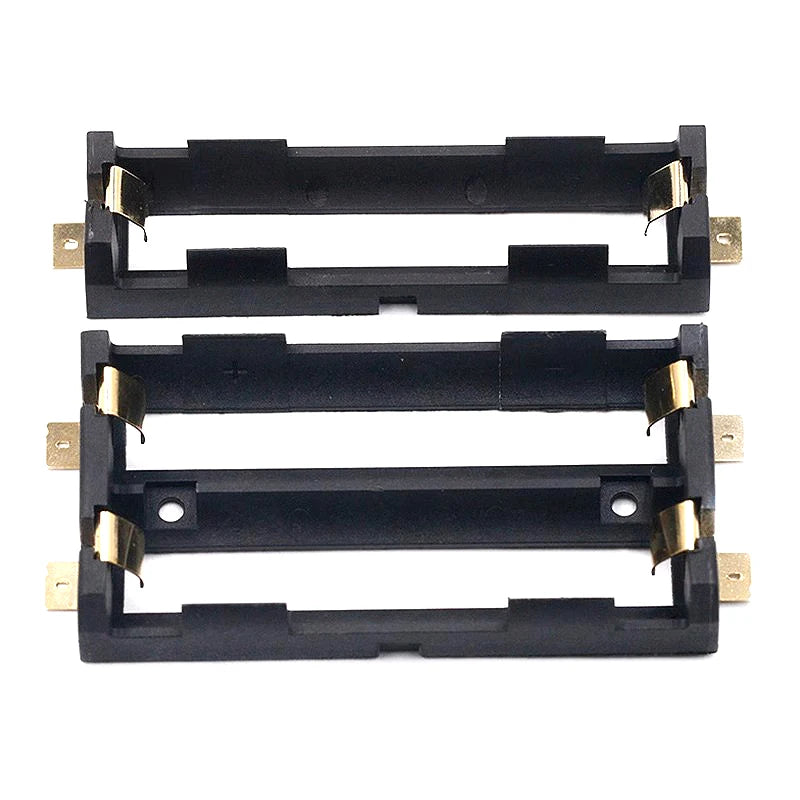 1x 2x 18650 Series Batteries Holder Box Storage Case Container With Bronze Pins Drop Ship