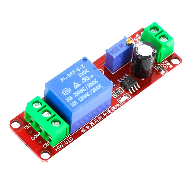 DC 5V 12V Time Delay Relay NE555 Time Relay Shield Timing Relay Timer Control Switch Car Relays Pulse Generation Duty Cycle