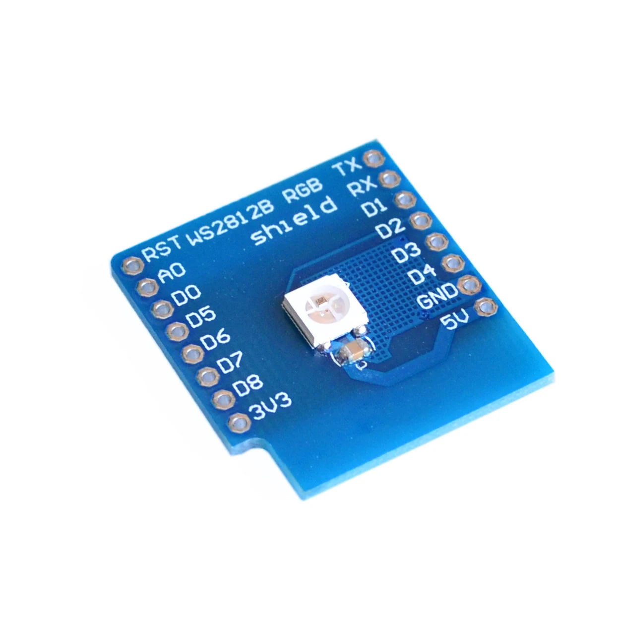 Esp8266 For WeMos D1 Module WS2812B RGB Shield For WeMos D1 Mini ESP8266 Module Board Wiht Pins Esp8266
