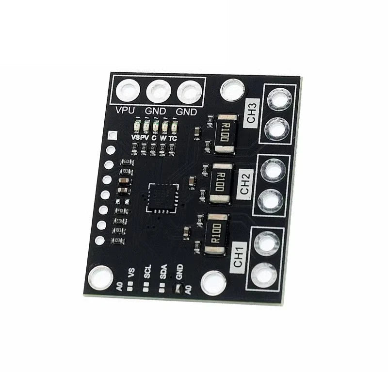 INA3221 Triple-Channel Module, High-Side Measurement, Shunt and Bus Voltage Monitor with I 2C- and SMBUS-Compatible Interface