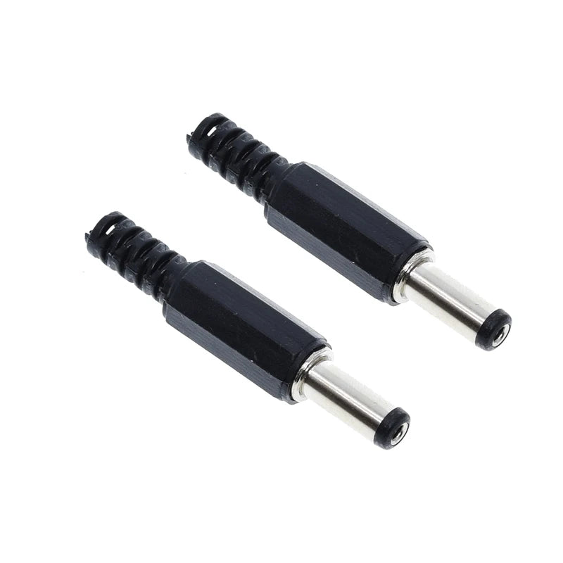 10Pcs DC-005 Black DC Power Jack Socket Connector DC005 5.5*2.1mm 2.1 socket Round the needle