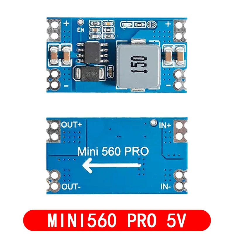 Mini560 5A High Efficiency Output 3.3V 5V 9V 12V Step Down DC-DC Converter Voltage Regulator Buck Stabilized Power Supply Module