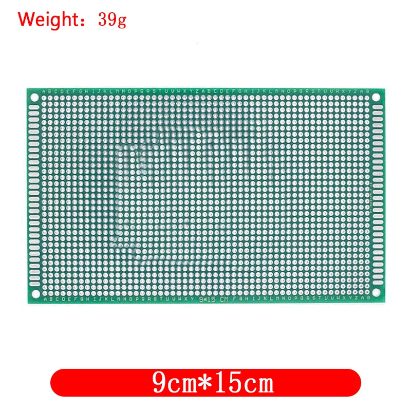 9x15 8x12 7x9 6x8 5x7 4x6 3x7 2x8 cm Double Side Prototype Diy Universal Printed Circuit PCB Board Protoboard For Arduino