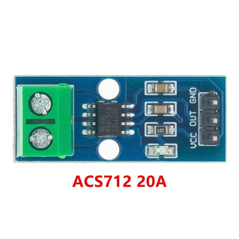 ACS712 5A 20A 30A Range Hall Current Sensor Module For Arduino ACS712-30A ACS712-20A