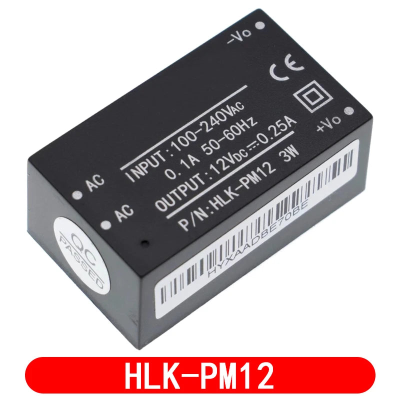 Original HLK-PM01 HLK-PM03 HLK-PM12 AC-DC 220V to 5V/3.3V/12V Mini Power Supply Module Intelligent Household Switch