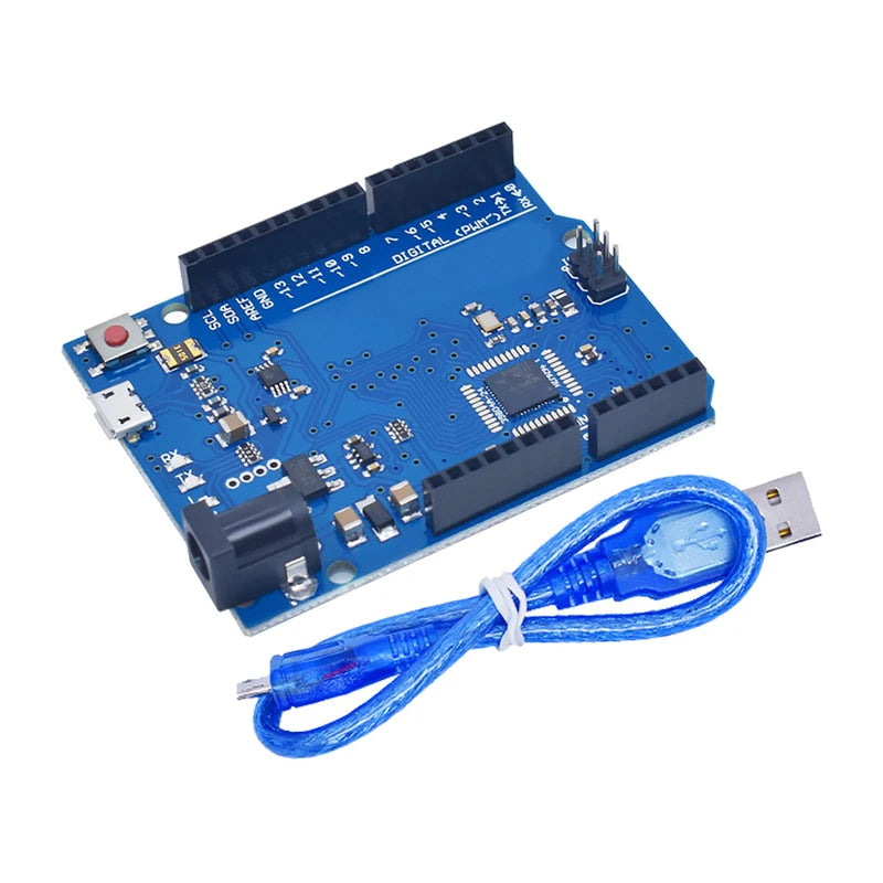 Leonardo R3 Microcontroller Atmega32u4 Development Board With USB Cable Compatible for arduino DIY Starter Kit