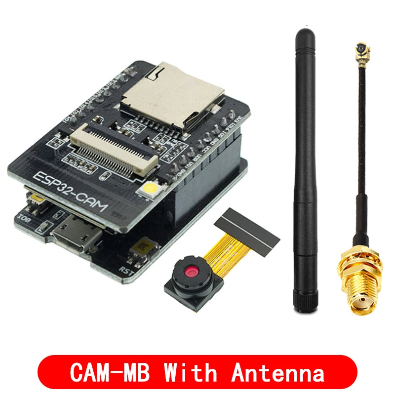 ESP32-CAM ESP32-CAM-MB MICRO USB ESP32 Serial to WiFi ESP32 CAM Development Board CH340 CH340G 5V Bluetooth+OV2640 Camera