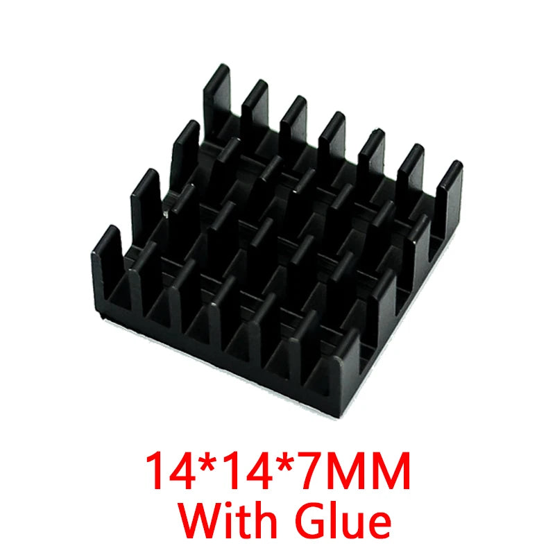 5PCS/LOT 3D Printer For Raspberry Pi Heat Sink A4988 chip Aluminum Heatsink Radiator Cooling Kit For Raspberry Pi