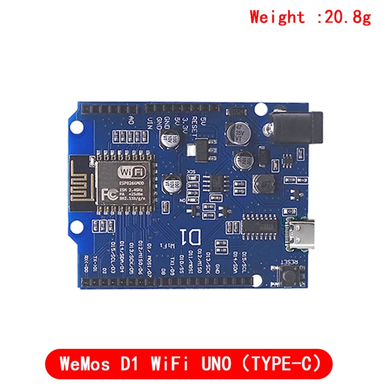 ESP-12F ESP-12E D1 WiFi Development Board WeMos D1 R2 WiFi UNO Based Wireless Module ESP8266 Shield for Arduino Compatible IDE