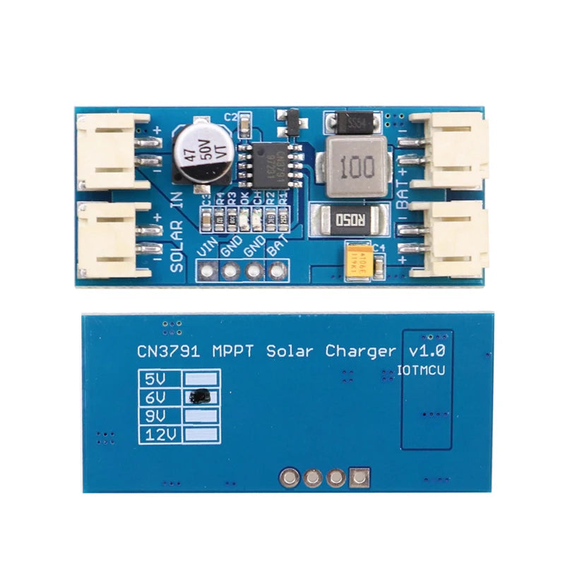 1 Cell Lithium Battery Charging 3.7V 4.2V CN3791 MPPT Solar Panel Regulator Controller Module 5V 6V 9V 12V